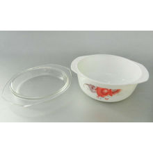 1.5L Opal Glass Casserole With Lid